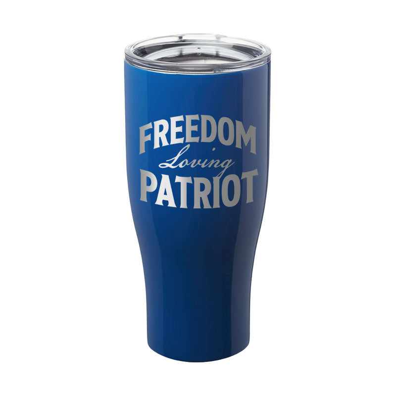 Freedom Loving Patriot Laser Etched Tumbler