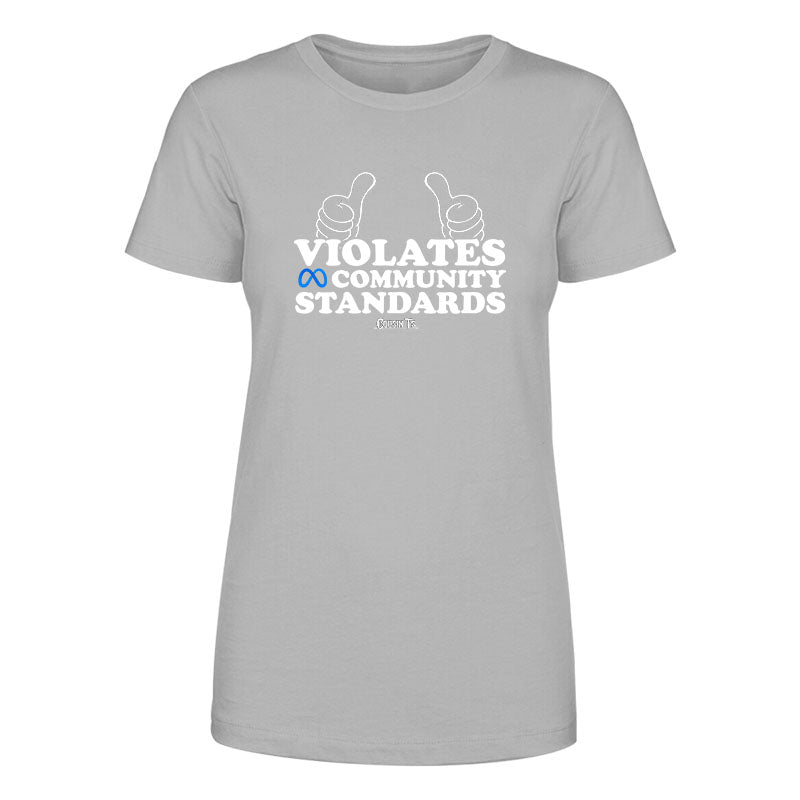 Violates Community Standards Women's Apparel