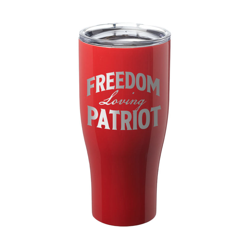 Freedom Loving Patriot Laser Etched Tumbler