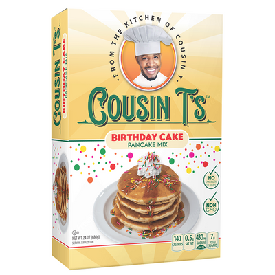 Cousin T's Birthday Cake Gourmet Pancake Mix