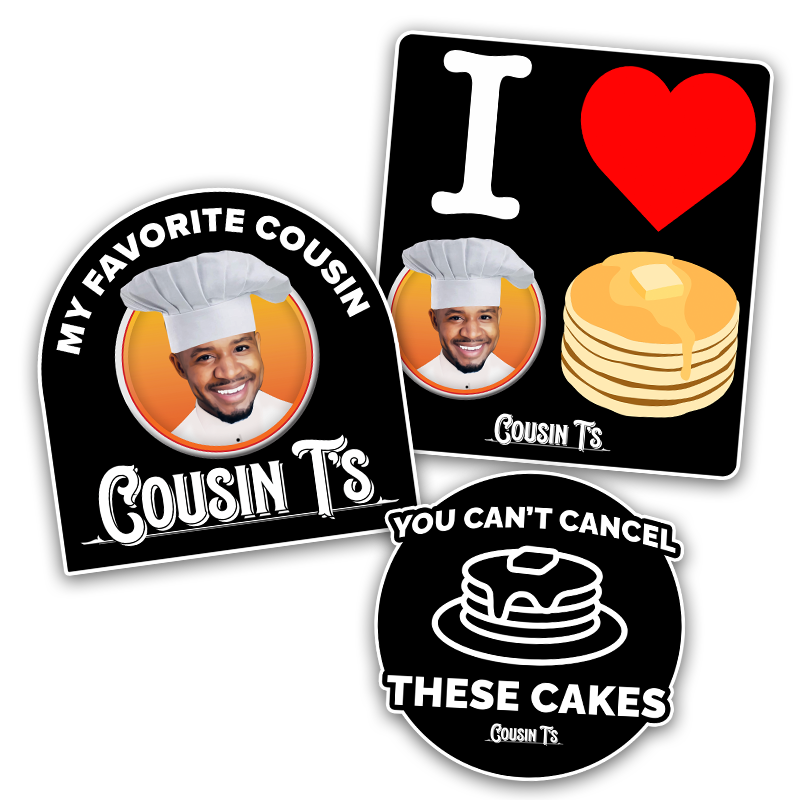 Cousin T's Sticker Pack PLUS